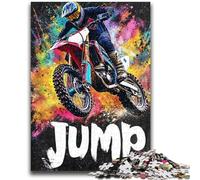Jigsaws 1000 Pieces for Adults Motorcycle Help The Brain Exercise Addictive Toys to Cultivate Patience A Work of Art 26x38cm