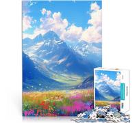 Jigsaws 1000 Pieces for Adults mountains learning educational toys 26x38cm is ideal as gifts for the whole family for teenager Age 14 Up
