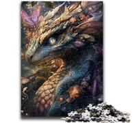 Jigsaws 1000 Pieces for Adults Mysterious Flying Dragon Help The Brain Exercise Addictive Toys to Cultivate Patience A Work of Art 50x75cm