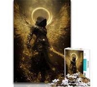 Jigsaws 1000 Pieces for Adults Mysterious Knight,Educational Games Home Decoration Educational Game for Birthday,Chrismas (75x50cm)