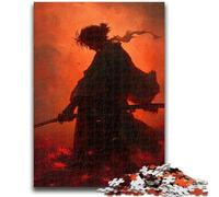 Jigsaws 1000 Pieces for Adults Mysterious Ninja Samurai Adult Puzzles,Challenging Game Gifts for Is Ideal As A Gift for The Whole Family (50x75cm)
