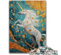 Jigsaws 1000 Pieces for Adults Mysterious Unicorn Decompressing Intellectual Educational Toy Great Gifts And Toys 50x75cm