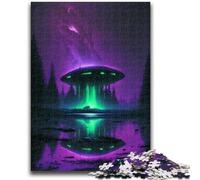 Jigsaws 1000 Pieces for Adults Mysterious Visitor Family Fun for Is Ideal As A Gift for The Whole Family for And Age 14 Years Up 26x38cm