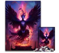 Jigsaws 1000 Pieces for Adults Mystical Phoenix Bird Challenging Puzzles Perfect for Family Fun Party Games Birthday Party Favors 1000 PCS(38x26cm)