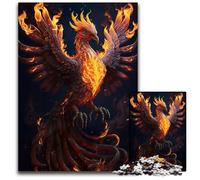 Jigsaws 1000 Pieces for Adults Mystical Phoenix Bird Puzzles for Adults Educational Activity for Cognitive Skills Cognitive Skill Improvement 1000 PCS(75x50cm)
