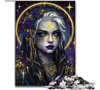Jigsaws 1000 Pieces for Adults Mystical Spirit Girl, for Ages 14 And over Each Piece Is Unique - Fun And Challenging Game for The Whole Family Good Gift (Size 50x75cm)