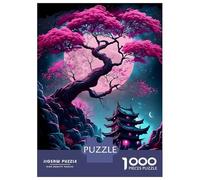 Jigsaws 1000 Pieces for Adults Mystical Tree 10 Jigsaw for Adults Relaxing Games Presents for Women Fun at Home Activities, 38x26cm/1000pcs