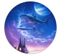 Jigsaws 1000 Pieces for Adults Mystical Worlds Paper Puzzles Teenager Stress Reduction Cool Unique Gift for Family (67.5x67.5cm)