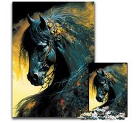 Jigsaws 1000 Pieces for Adults Mythology Horse Challenging Puzzles Family Activity DIY Home Decor 1000 PCS(75x50cm)