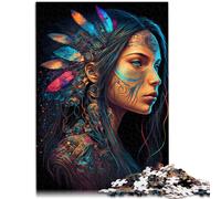 Jigsaws 1000 Pieces for Adults Native American Princess learning educational toys 26x38cm Challenging Game and Family Play