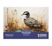 Jigsaws 1000 Pieces for Adults Nature's Beauty Canada Goose Art Print Jigsaw for Adults Relaxing Games Presents for Women Fun at Home Activities, 70x50cm/1000pcs