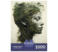 Jigsaws 1000 Pieces for Adults Nature's Harmony Forest Fusion Art Jigsaws for Adults Hands-on Game Difficult Challenge Challenging Game Gifts 70x50cm/1000pcs