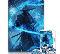 Jigsaws 1000 Pieces for Adults Neon Ninja Warrior 1000 Pieces for Adults,Birthday Present, Gifts, Wall Art for Age 14 Years Up (size 75x50cm)