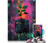 Jigsaws 1000 Pieces for Adults Neon Rebirth 鈥-Growth from the Void Denkspiel Angebot als Geschenk für die ganze Familie75x50cm