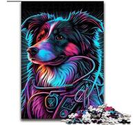 Jigsaws 1000 Pieces for Adults Neon War Dogs Made of Wood, for Teenagers Age Group 14+, Home Decor 50x75cm for Birthdays, Holidays, And Special Occasions
