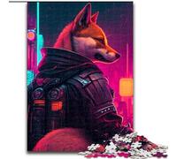 Jigsaws 1000 Pieces for Adults Neon Warrior Jigsaw Puzzles for Adults 1000 Challenging Brain Teaser for Teenagers, Perfect for Home Decor Or Gift (Size 38x26cm)