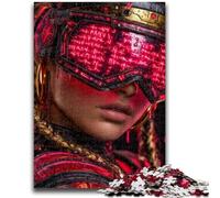 Jigsaws 1000 Pieces for Adults Neon Warriors 1000 Pieces for Teenagers,for Educational Game Challenge Toy Deal As Gifts for The Whole Family (50x75cm)