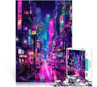 Jigsaws 1000 Pieces for Adults Night city landscape 1 Spiele Spielzeug Geschenk einzigartiges Herausforderungsspiel52x38cm