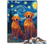 Jigsaws 1000 Pieces for Adults Night Sky Labrador 1000 Piece Jigsaw,Stress Reliever Difficult Challenge Unique Home Decor And Gifts (50x75cm)
