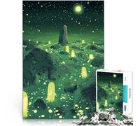 Jigsaws 1000 Pieces for Adults Nighttime Fantasy Landscape Learning Educational Toys Family Games is ideal as gifts for the whole family 50x70cm