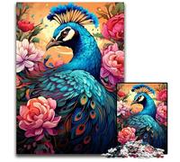 Jigsaws 1000 Pieces for Adults Painting Colorful Peacock PaperJigsaw Puzzles for Adults Fun at Home Activities Birthday Present Travel Gifts 1000 PCS(38x26cm)