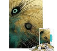 Jigsaws 1000 Pieces for Adults Peacock Abstract Gold Puzzles for Teenagers Pattern Assembly Difficult And Challenge Challenging Game And Family Play (Size 38x26cm)