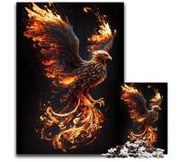 Jigsaws 1000 Pieces for Adults Phoenix Bird Impossible Jigsaw Puzzles for Adults Interactive Family Game DIY Home Decor Brain Challenge Gift 1000 PCS(75x50cm)