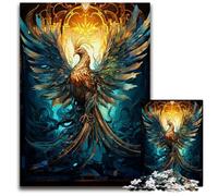Jigsaws 1000 Pieces for Adults Phoenix Resurrected Impossible Jigsaw Puzzles for Adults Interactive Family Game DIY Home Decor Brain Challenge Gift 1000 PCS(38x26cm)