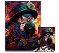 Jigsaws 1000 Pieces for Adults Pirate Parrot cardboard Jigsaw Gift for Men And Women, Daily & Special Occasion 26X38CM/10.23x14.96inch