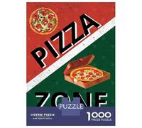 Jigsaws 1000 Pieces for Adults Pizza Zone Decor Jigsaws for Adults Hands-on Game Difficult Challenge Challenging Game Gifts 38x26cm/1000pcs