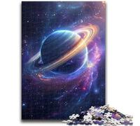 Jigsaws 1000 Pieces for Adults Planet Colorful Auroras Puzzles for Teenagers,Brain Intelligence Challenge Addictive Toys for Home Decoration (75x50cm)