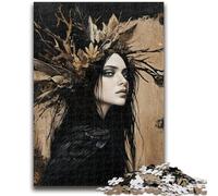 Jigsaws 1000 Pieces for Adults Pretty Woman Teenager Puzzles,is Ideal As Gifts for The Whole Family Suitable for And 14 (50x75cm)