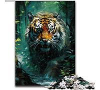 Jigsaws 1000 Pieces for Adults Psychedelic Animal Tiger Puzzle Creative Family Game & Home Decor, for Teenagers (size : 26x38cm)