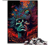 Jigsaws 1000 Pieces for Adults Psychedelic Monsters 1000-Piece Jigsaw Puzzle for Family & Friends, Brain-Teasing Challenge size 50x75cm