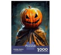 Jigsaws 1000 Pieces for Adults Pumpkin Dummy Evil Jigsaw for Adults Relax Games But Fun And Humorous Challenging Game Gifts 38x26cm/1000pcs