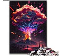 Jigsaws 1000 Pieces for Adults Rainbow Explosion Jigsaw Puzzle Made of cardboard,Perfect for Halloween, Christmas, Birthday Gift 1000pcs(26x38cm)