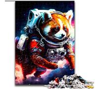 Jigsaws 1000 Pieces for Adults Red Panda Made of Wood, Perfect DIY Art Decor Or Birthday Gift 50x75cm Brain Teaser Game for Teenagers, Perfect