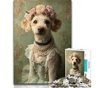 Jigsaws 1000 Pieces for Adults Retro Dog Puzzles for Adults,Fun Activity for Home, Rainy Days Toys, Birthday Gifts (size 75x50cm)