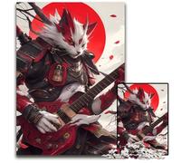 Jigsaws 1000 Pieces for Adults Rock Warrior Cat Jigsaw Puzzles for Adults for Home Decor Brain TrainingHoliday Gifts 1000 PCS(38x26cm)