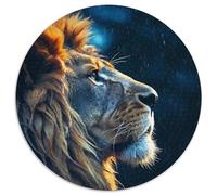 Jigsaws 1000 Pieces for Adults Sadness of The Lion 1000 Piece Jigsaw Puzzles for Adults for Birthdays, Christmas, Halloween, Thanksgiving, Easter (Size 67.5x67.5cm)