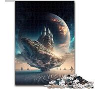 Jigsaws 1000 Pieces for Adults Sailing Across The Galaxy Made of Wood, Perfect Christmas & New Year Gift, 50x75cm for Holidays, Birthdays, And Family Game Nights