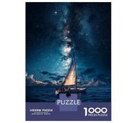 Jigsaws 1000 Pieces for Adults Sailing Under The Stars Puzzle for Adults Relax Games Analysis And Logic Christmas Birthday Gifts 70x50cm/1000pcs