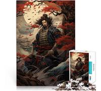 Jigsaws 1000 Pieces for Adults Samurai Analysis and logic 26x38cm Every Piece is Unique - Challenging Family Fun Game for for Age 14