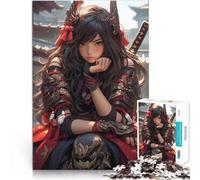 Jigsaws 1000 Pieces for Adults Samurai Assassin Princess Spiele Spielzeug Geschenk einzigartiges Herausforderungsspiel75x50cm