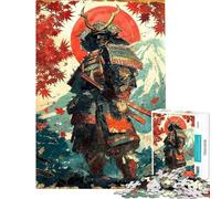 Jigsaws 1000 Pieces for Adults Samurai of Crimson Dawn Puzzles for Teenagers Pattern Assembly Difficult And Challenge Challenging Game And Family Play (Size 38x52cm)