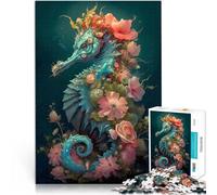 Jigsaws 1000 Pieces for Adults Seahorse Legendary Geschenke zum Suchbegriff: "Herausfordernde Spiele" Kunstwerk Geschenk75x50cm