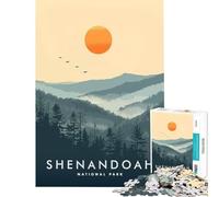 Jigsaws 1000 Pieces for Adults Shenandoah National Park Educational Games Learning Educational Toys Gifts For Birthdays A Work of Art (Size 75x50cm)
