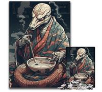Jigsaws 1000 Pieces for Adults Snake Men Ramen Soup Challenging Puzzles Perfect for Family Fun Party Games Birthday Party Favors 1000 PCS(38x26cm)