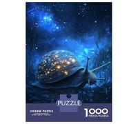 Jigsaws 1000 Pieces for Adults Starry Snail's Journey Puzzle for Adults Relax Games Analysis And Logic Christmas Birthday Gifts 52x38cm/1000pcs