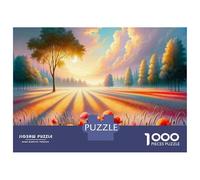 Jigsaws 1000 Pieces for Adults Sunset Serenity A Dreamy Landscape Jigsaws for Adults Hands-on Game Difficult Challenge Challenging Game Gifts 52x38cm/1000pcs
